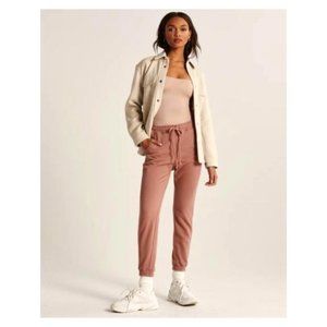 NWT A&F Soft AF Joggers, terracotta XS